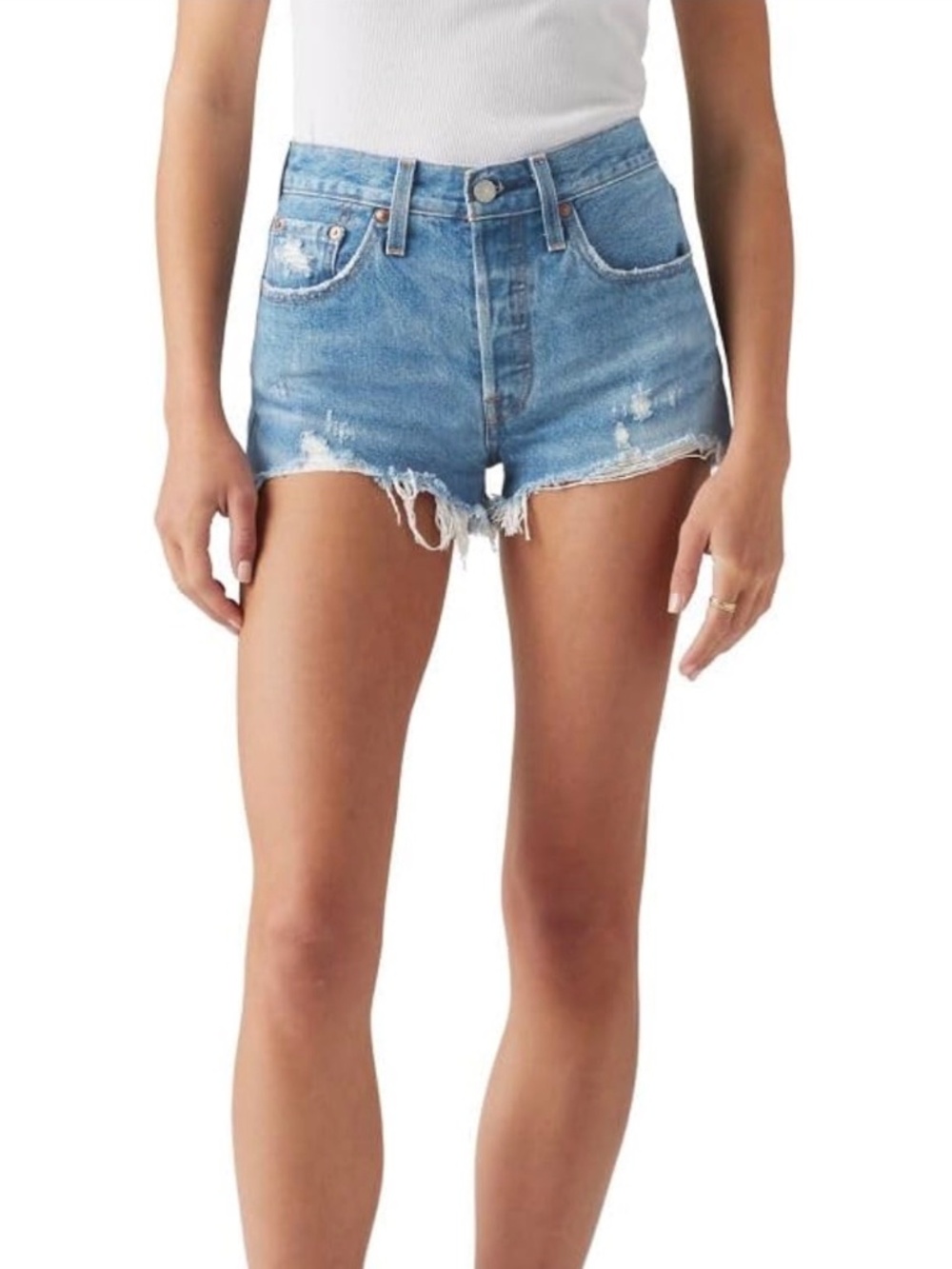 Levi’s 501 High-Rise Denim Shorts